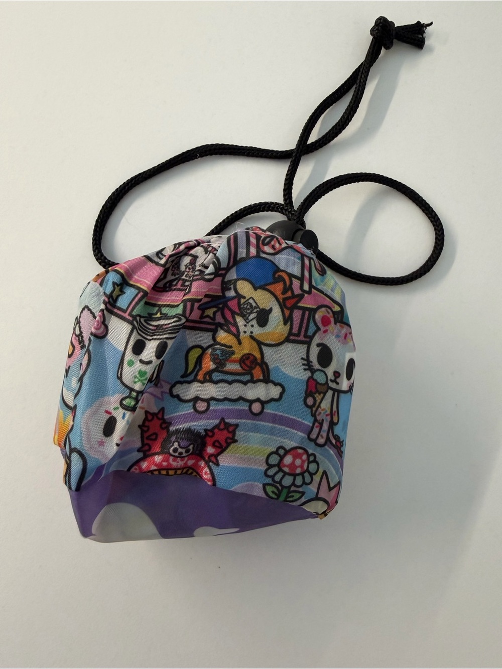 tokidoki Pastel Multi-Color Character Drawstring Tote